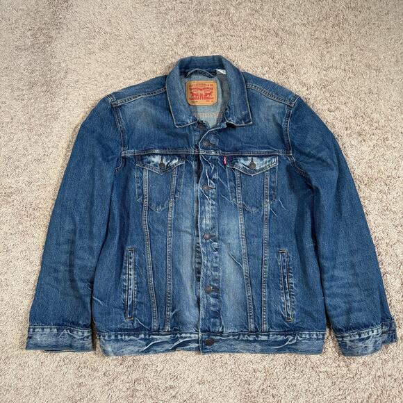 Levi's Blue Denim Jacket - Picture 1 of 8